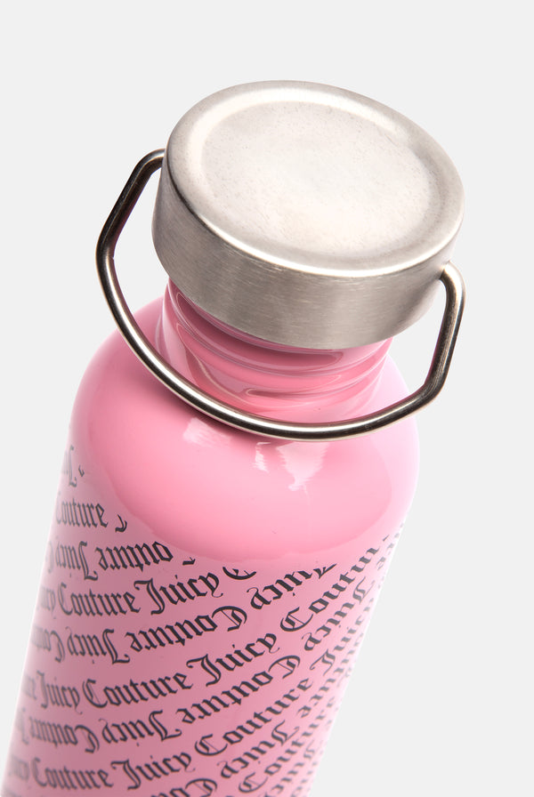 PINK ALL OVER PRINT STAINLESS STEEL 750ML WATER BOTTLE