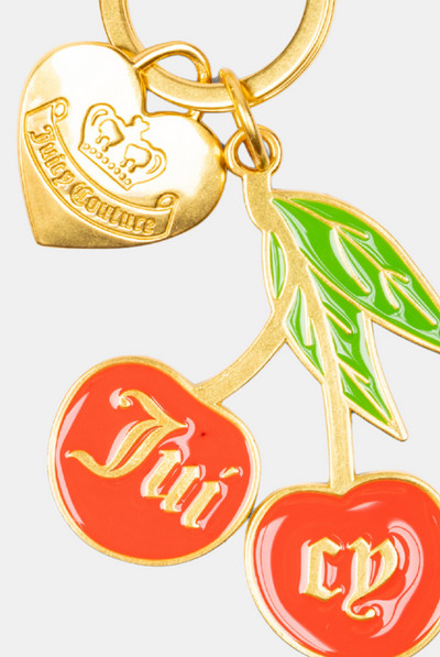 OLD GOLD CHERRY KEY CHAIN