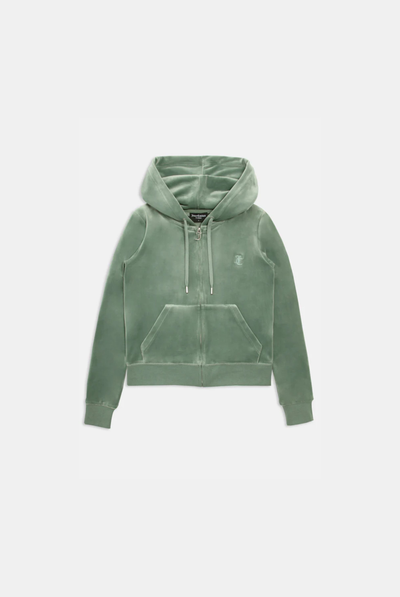 CHINOIS GREEN CLASSIC VELOUR ROBERTSON HOODIE