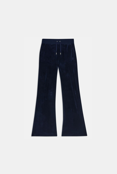 NIGHT SKY LOW RISE VELOUR TRACK PANTS