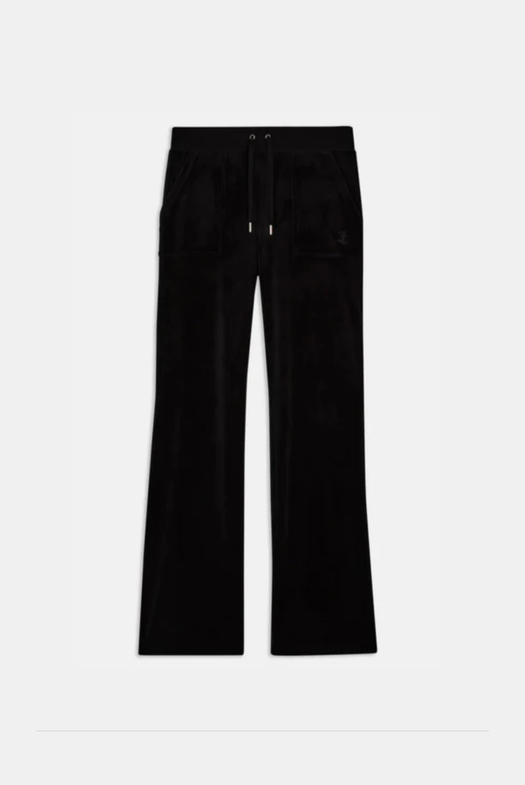 BLACK CLASSIC VELOUR DEL RAY POCKETED BOTTOMS