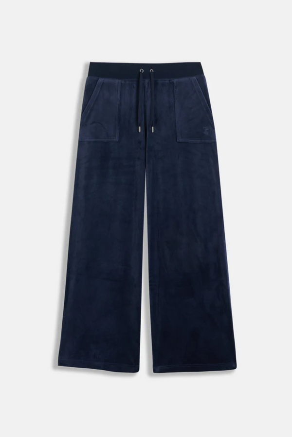 NIGHT SKY WIDE LEG CLASSIC VELOUR TRACK PANT