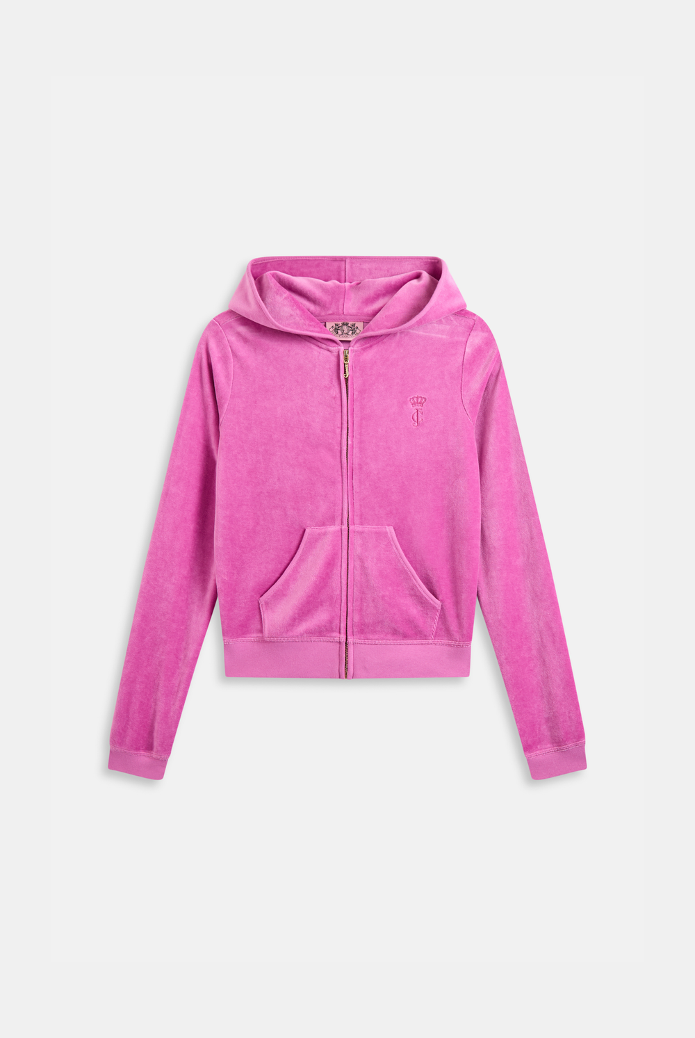 ROSEBUD & GOLD BAMBOO VELOUR HERITAGE HOODIE