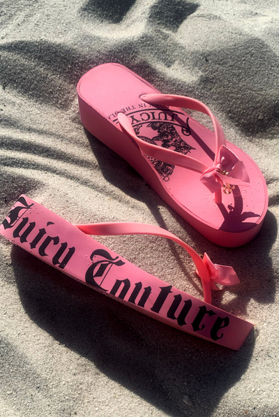 JUICY PINK HERITAGE WEDGE SLIDE