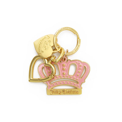 CANDY PINK CROWN KEY CHAIN