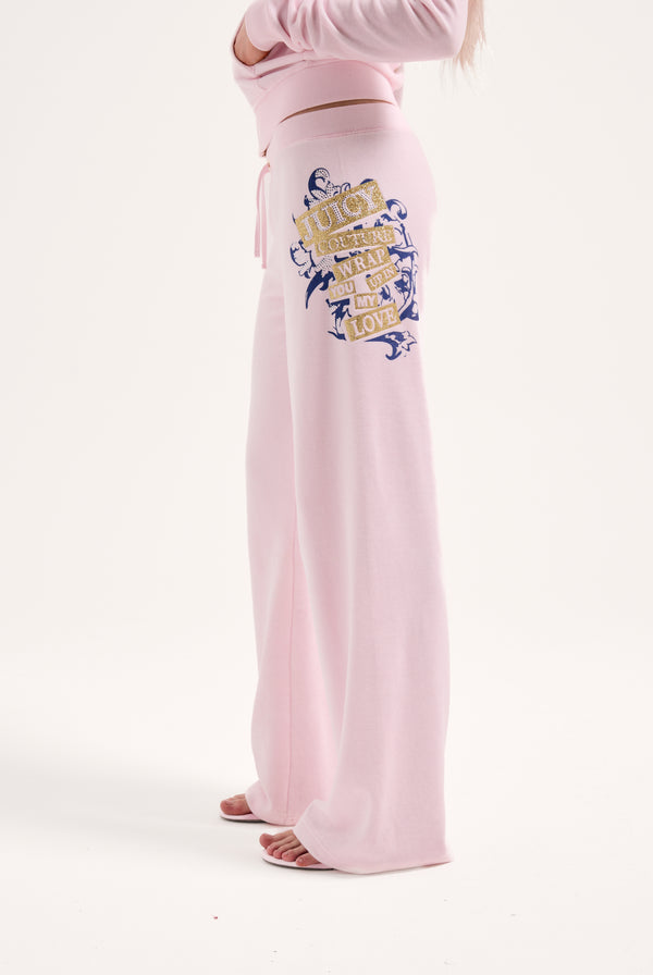 CHERRY BLOSSOM WRAP YOU UP STRAIGHT HERITAGE TRACK PANTS