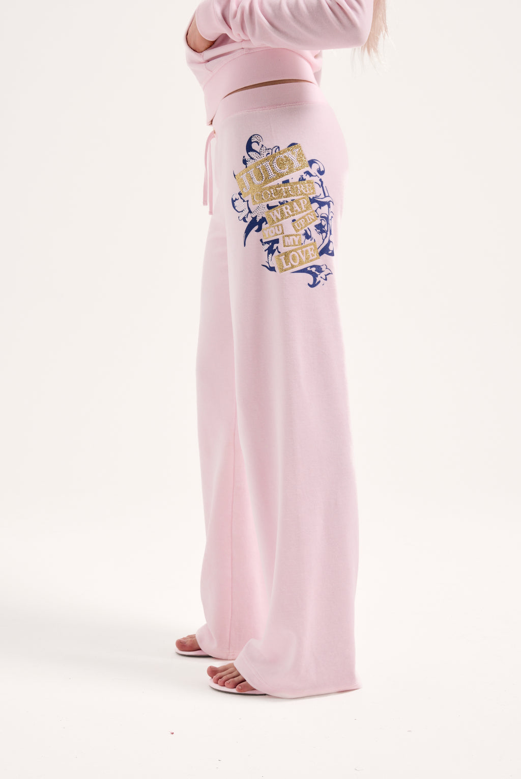 CHERRY BLOSSOM WRAP YOU UP STRAIGHT HERITAGE TRACK PANTS