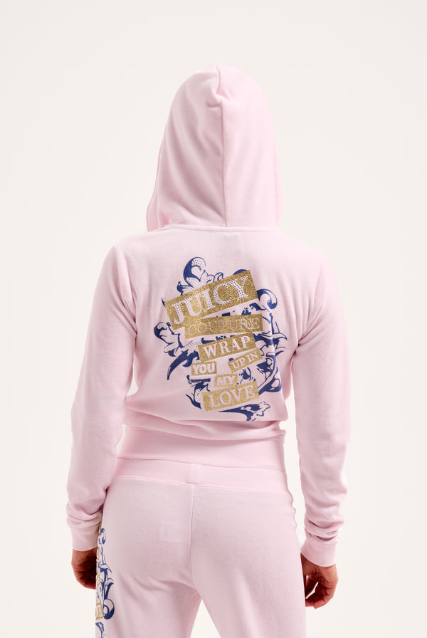 CHERRY BLOSSOM WRAP YOU UP STRAIGHT HERITAGE TRACK PANTS