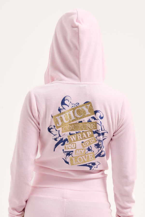 CHERRY BLOSSOM WRAP YOU UP BAMBOO HERITAGE HOODIE