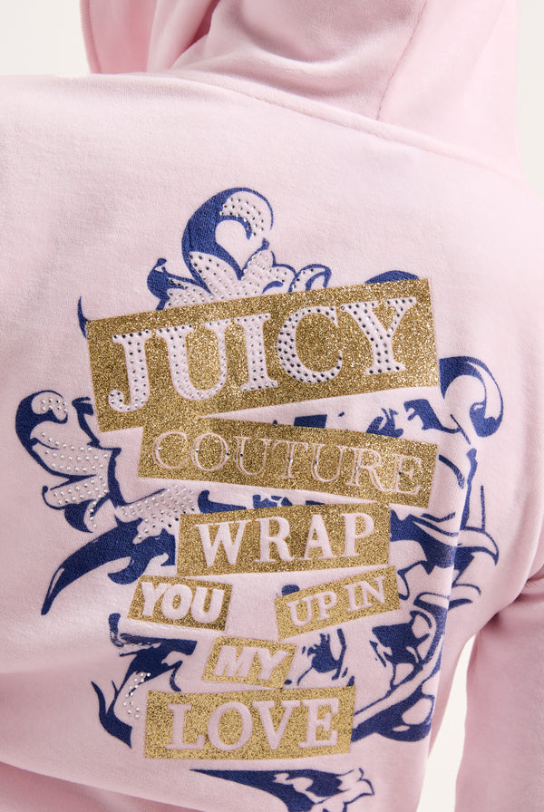 CHERRY BLOSSOM WRAP YOU UP BAMBOO HERITAGE HOODIE