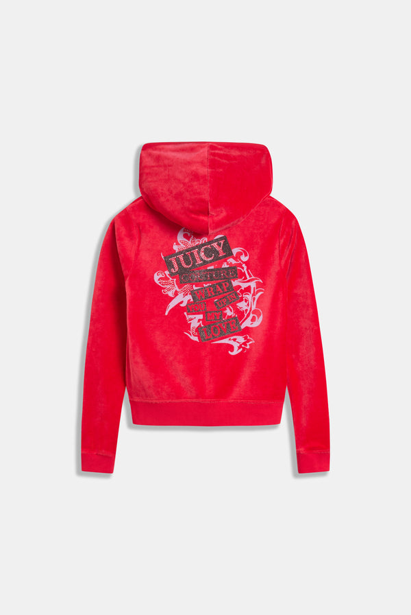 TOREADOR WRAP YOU UP HERITAGE BAMBOO VELOUR HOODIE