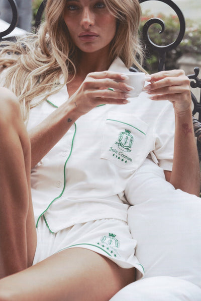 MARSHMALLOW CHATEAU COUTURE SHORT SLEEVE PYJAMA SET