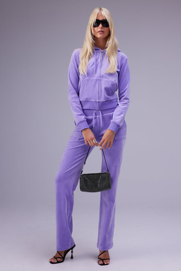 VIOLET TULIP CLASSIC VELOUR DEL RAY POCKETED BOTTOMS