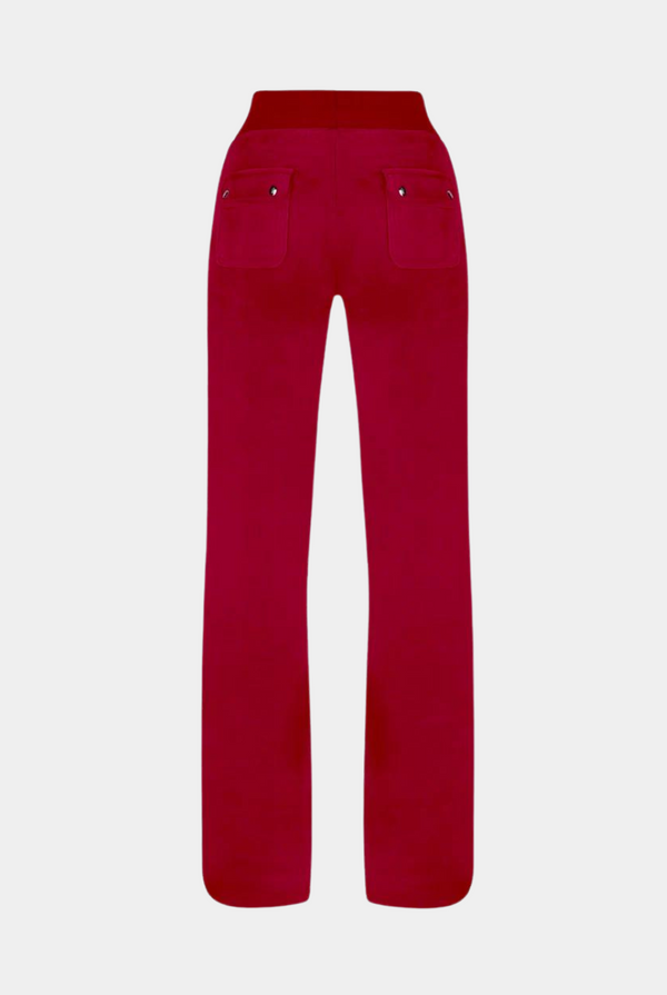 RASPBERRY SORBET CLASSIC VELOUR DEL RAY POCKETED BOTTOMS – Juicy Couture UK