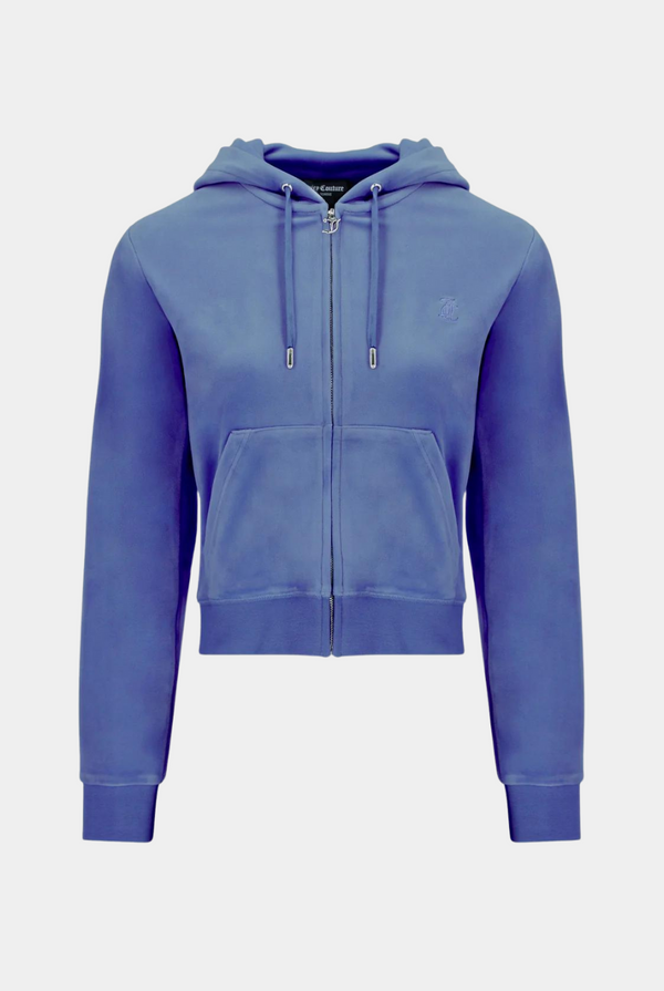 GREY BLUE CLASSIC VELOUR ROBERTSON HOODIE