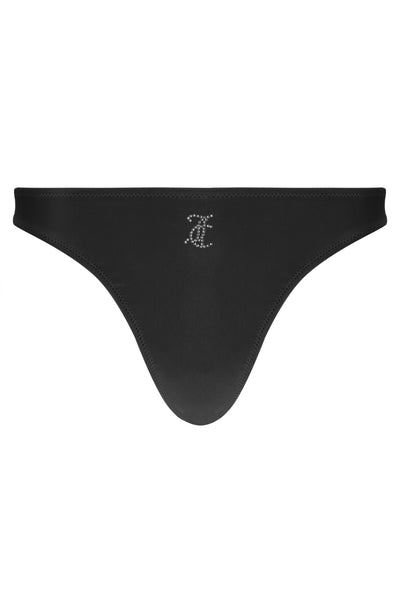 BLACK DIAMANTÉ BANDEAU BIKINI SET