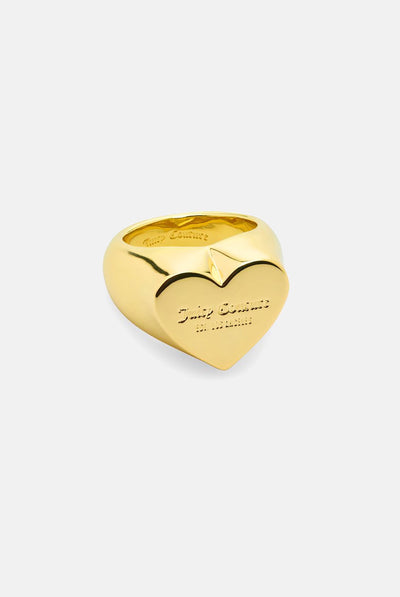 GOLD JUICY COUTURE HEART RING