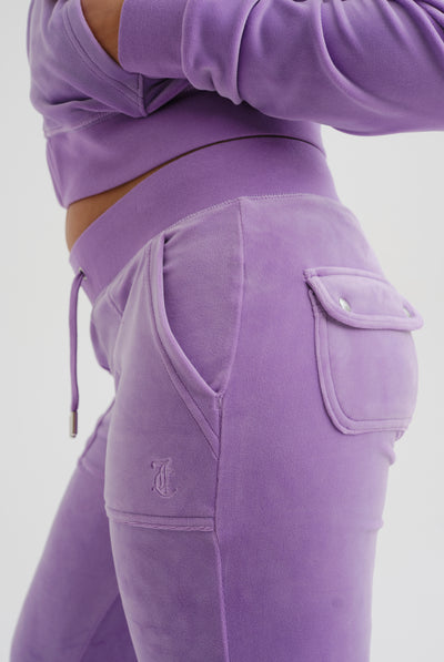 SHEER LILAC CLASSIC VELOUR DEL RAY POCKETED BOTTOMS
