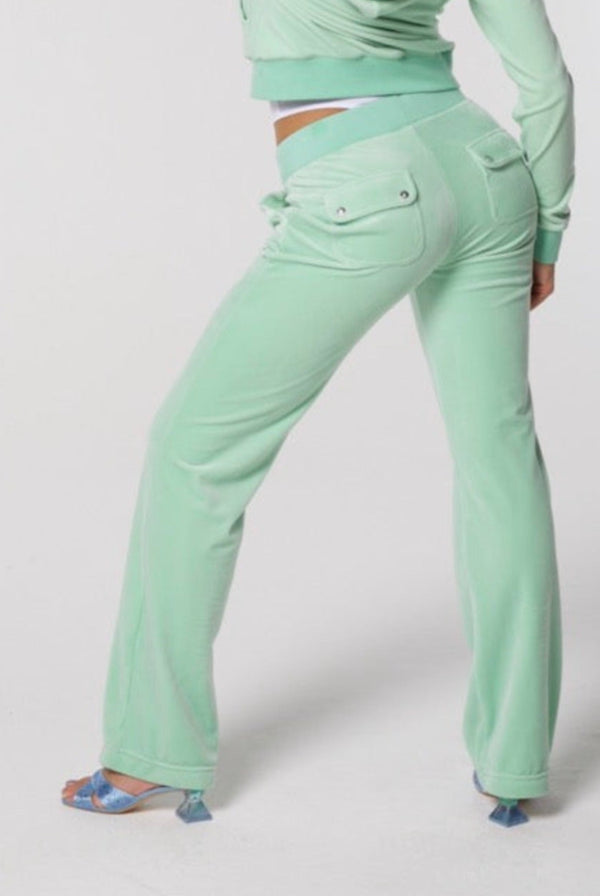 GREYED JADE CLASSIC VELOUR DEL RAY POCKETED BOTTOMS