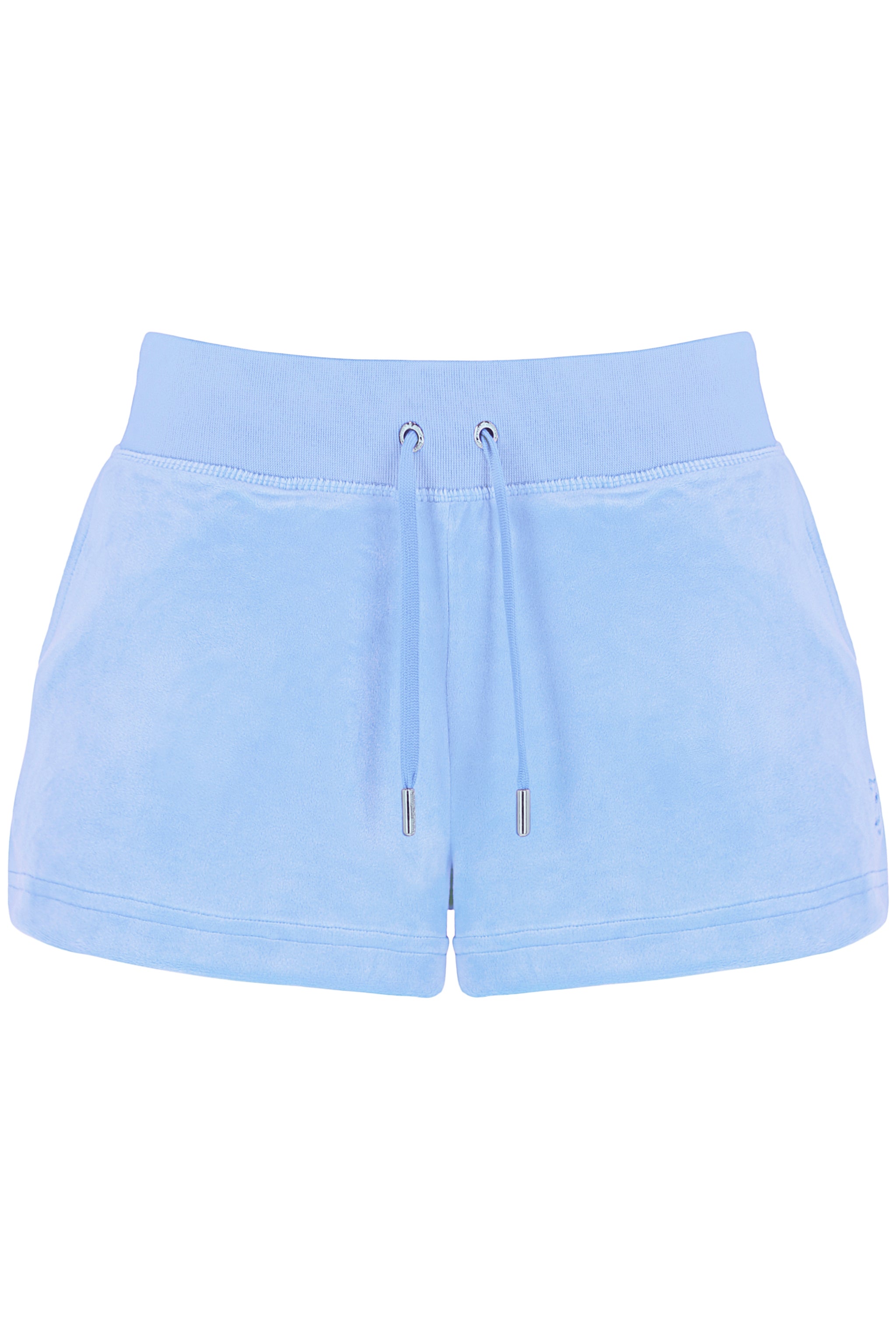 Light blue hot sale velvet shorts