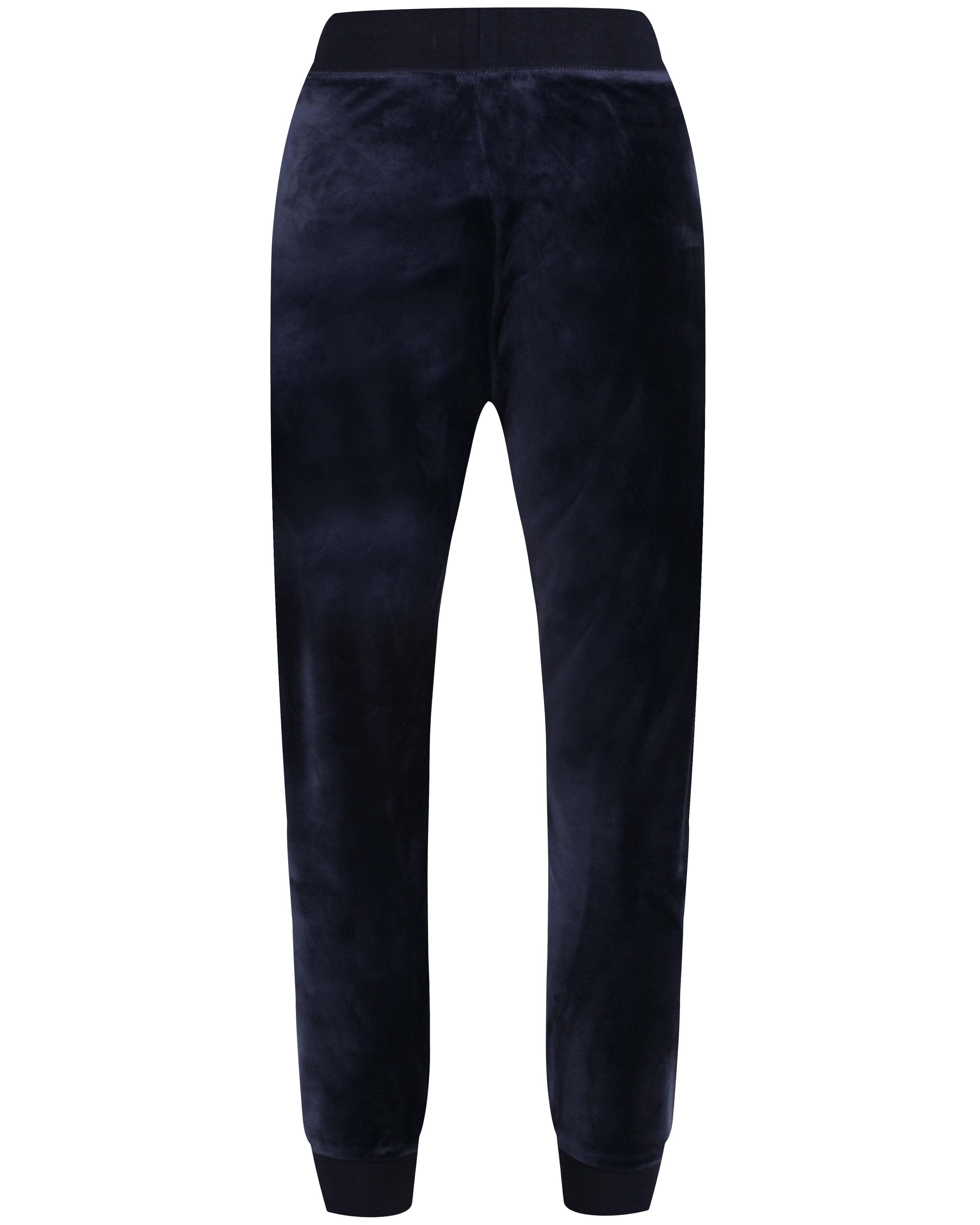 Navy store velvet joggers