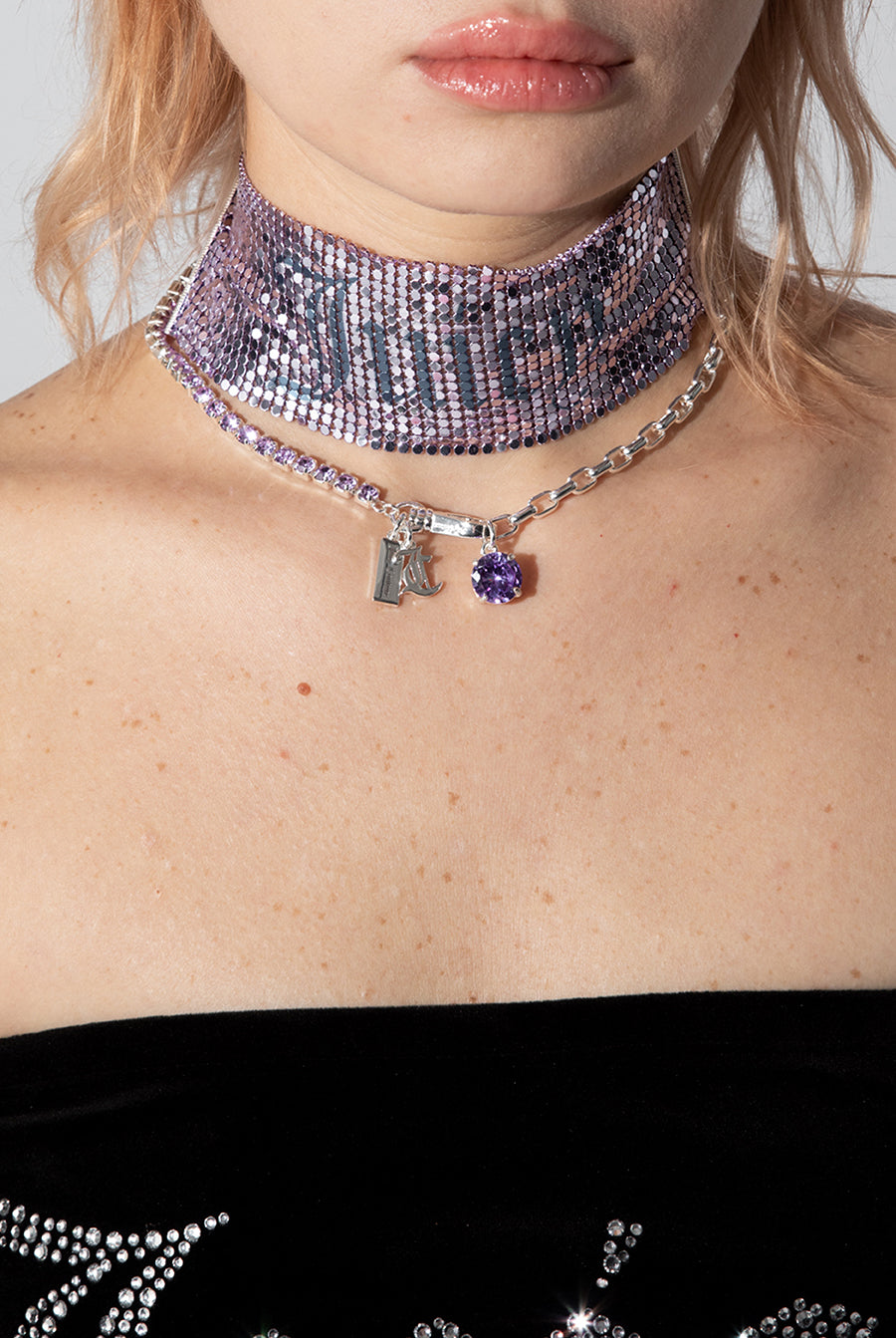 Purple Amethyst Necklace UK Made – Little Gems Jewels