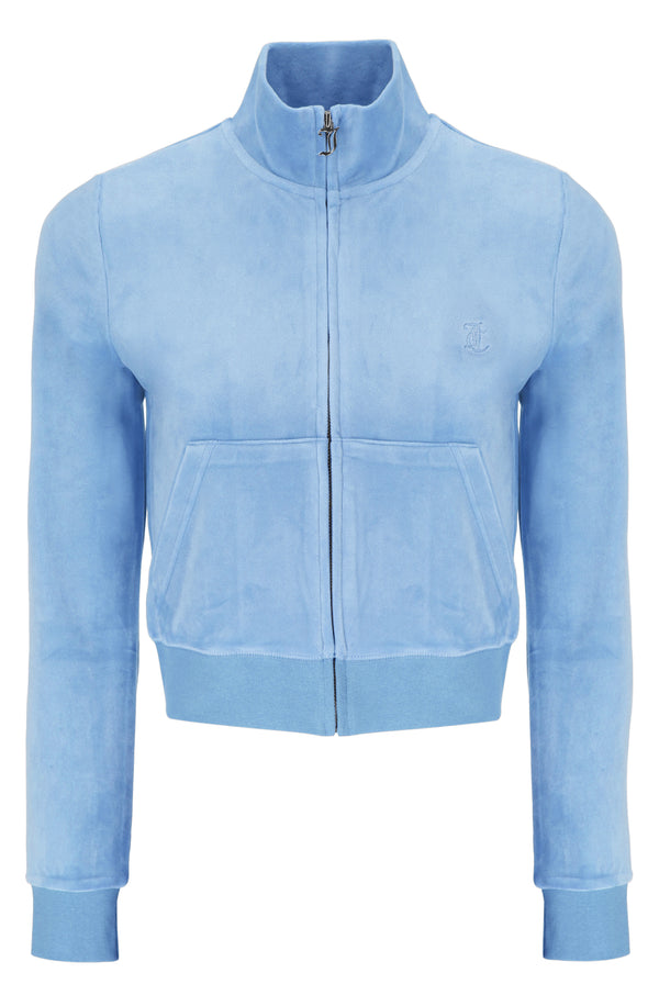 POWDER BLUE CLASSIC VELOUR TRACK TOP