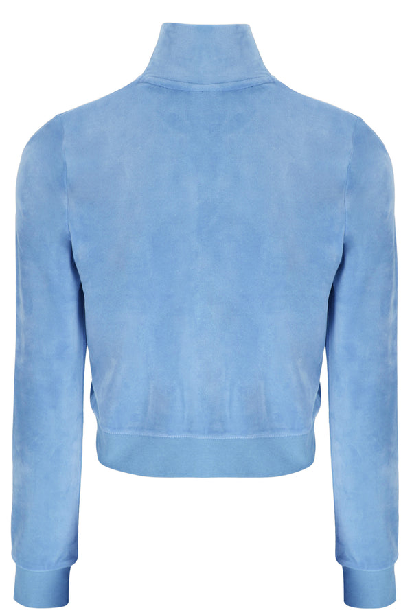 POWDER BLUE CLASSIC VELOUR TRACK TOP