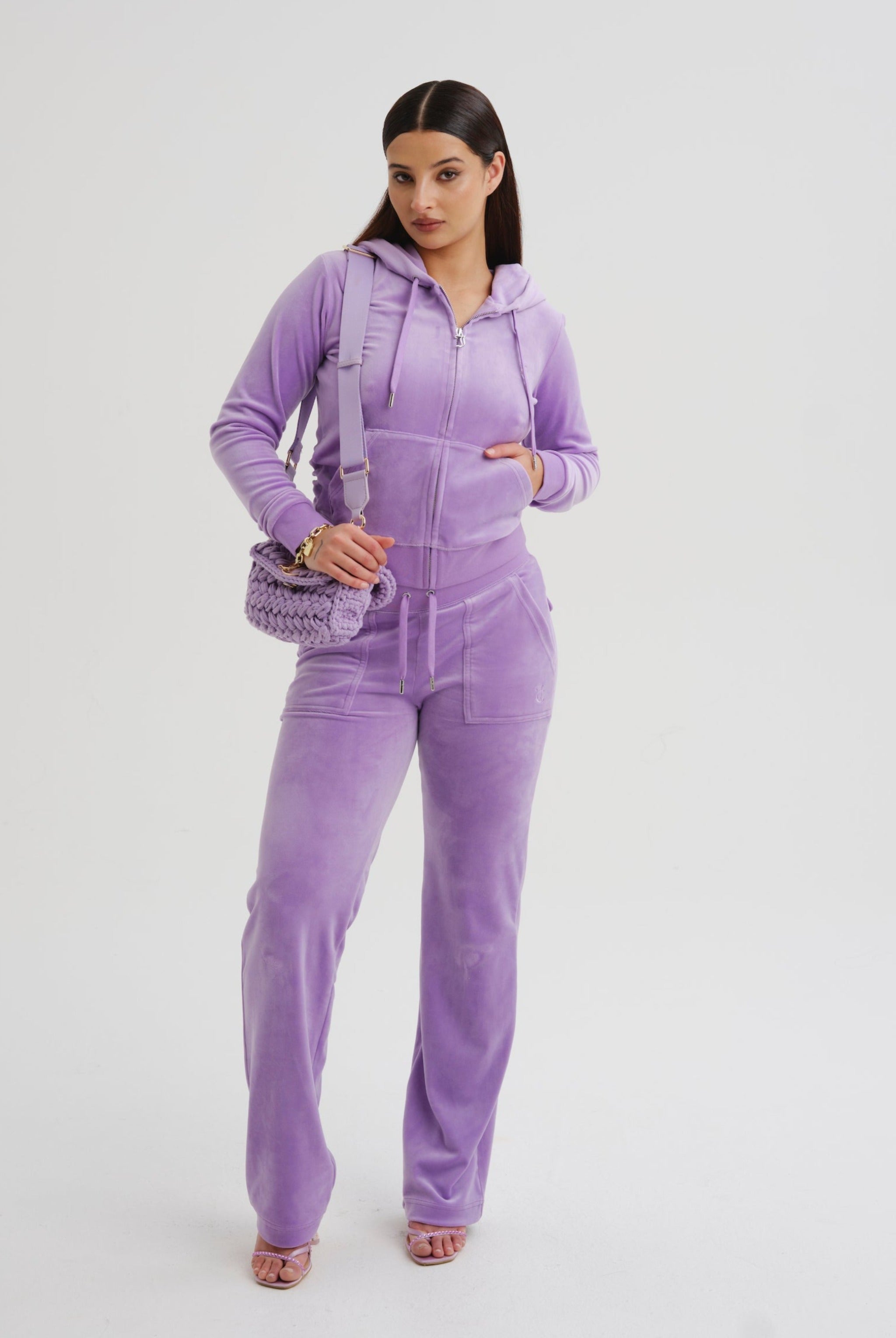 Lilac juicy couture sales tracksuit