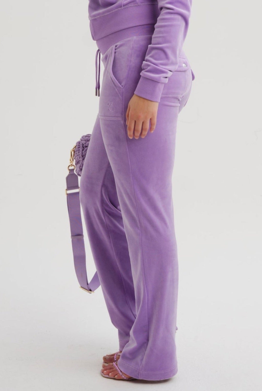 SHEER LILAC CLASSIC VELOUR DEL RAY POCKETED BOTTOMS