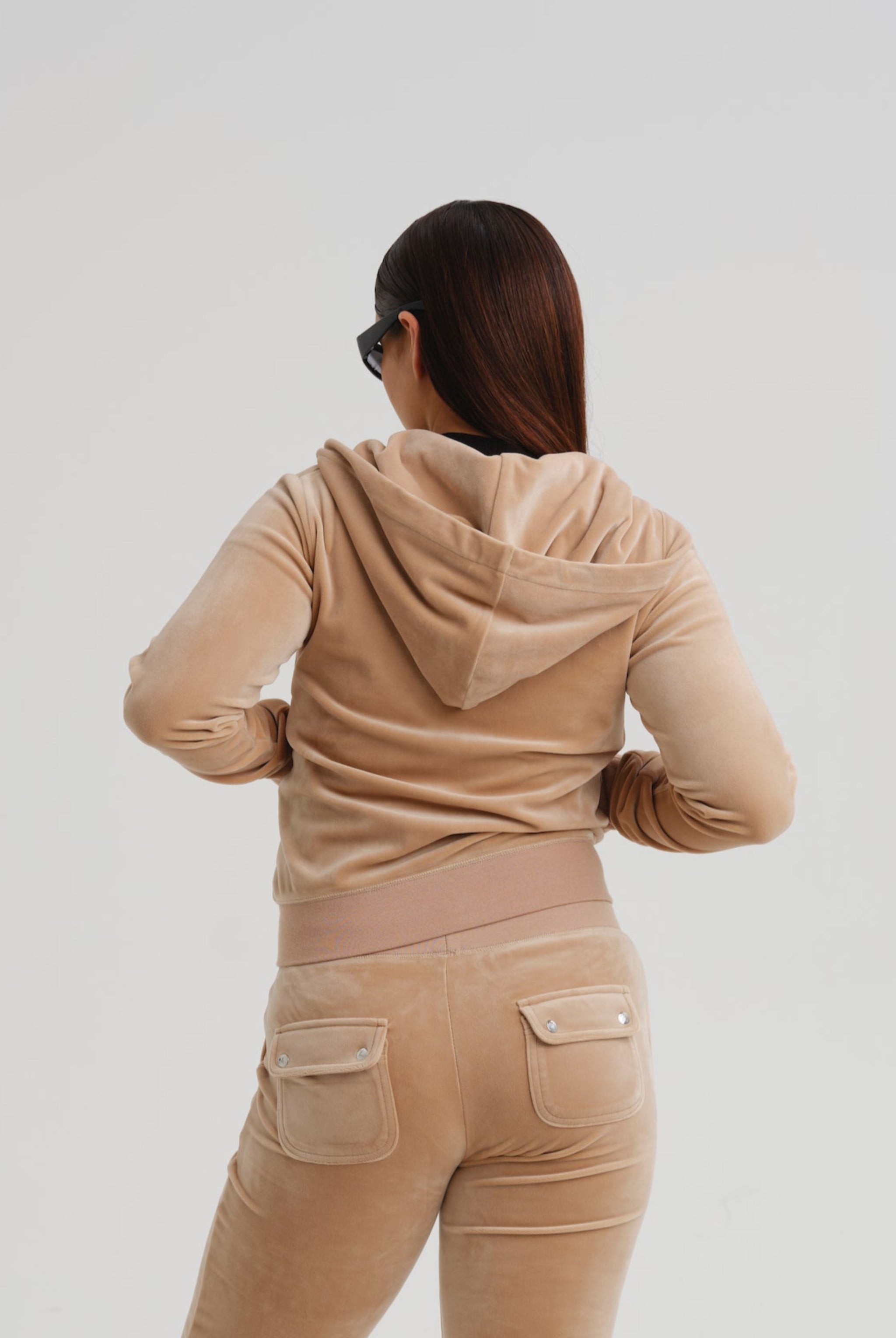 Beige juicy hot sale couture tracksuit