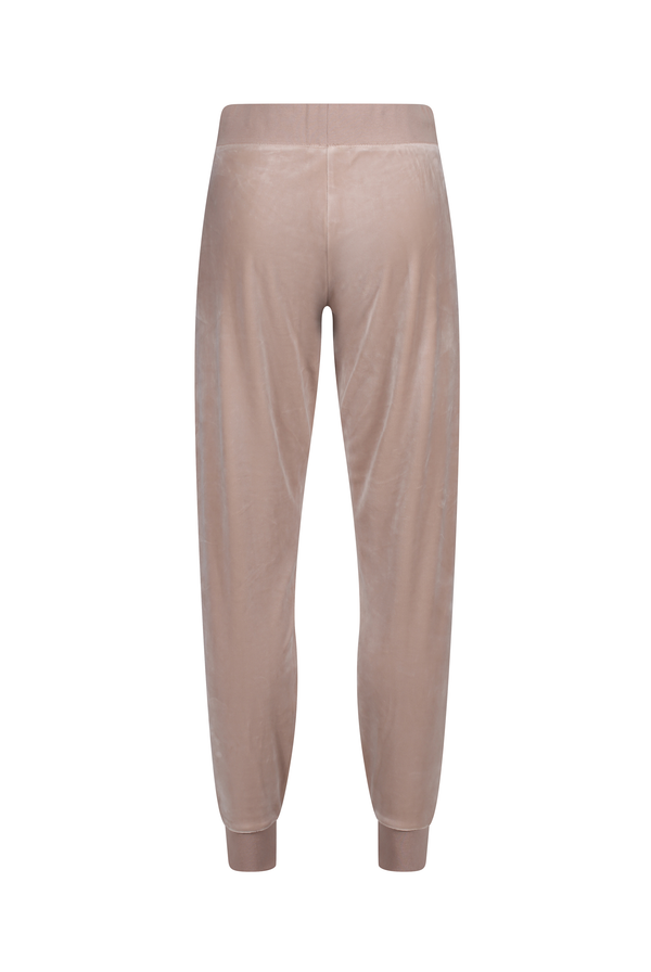WARM TAUPE CLASSIC VELOUR CUFFED JOGGER